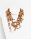 Luna Royale Statement Necklace - Bijoux Espresso