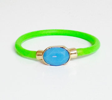 Neon Green Crystal Bracelet - Smart Chic