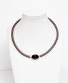 Brown Crystal Choker - Smart Chic