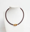 Brown Crystal Choker - Smart Chic