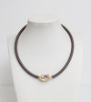 Brown Crystal Choker - Smart Chic