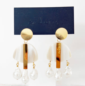 Pearl Cascade Earrings - Antúra