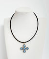 Cross Crystal Choker - Smart Chic
