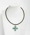 Cross Crystal Choker - Smart Chic