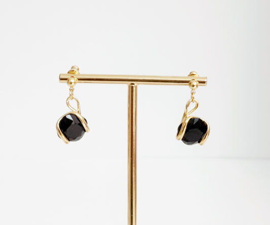 Mini Bubble Black Earrings - Andrea Marazzini