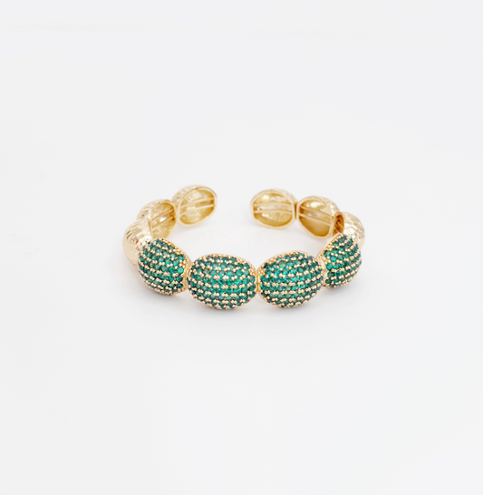 Pavé Crystals Statement Bangles