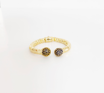 Pavé Crystal Duo Sphere Bangles