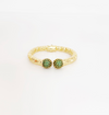 Pavé Crystal Duo Sphere Bangles