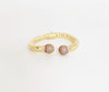 Pavé Crystal Duo Sphere Bangles