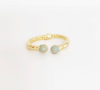 Pavé Crystal Duo Sphere Bangles