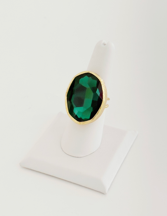 Ottoman Crystal Statement Rings