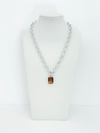 Valenza Amber Classic Pendant Necklace