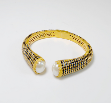 Pavé Crystal Open Cuff Bangle