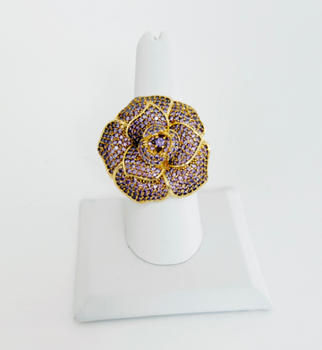 Liora Pavé Blossom Ring