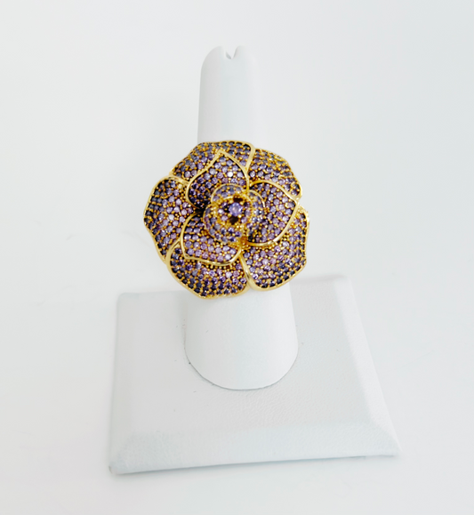 Liora Pavé Blossom Ring