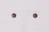 Pendientes de tachuela con pavé Sienna
