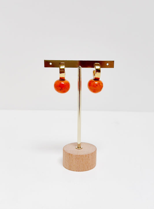 Earrings Duo Circle Gold - Carolina Olivares