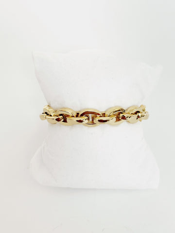 Flat Oval Link Bracelet - Emilia Kipper