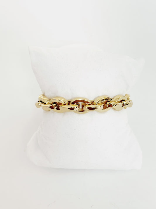 Flat Oval Link Bracelet - Emilia Kipper