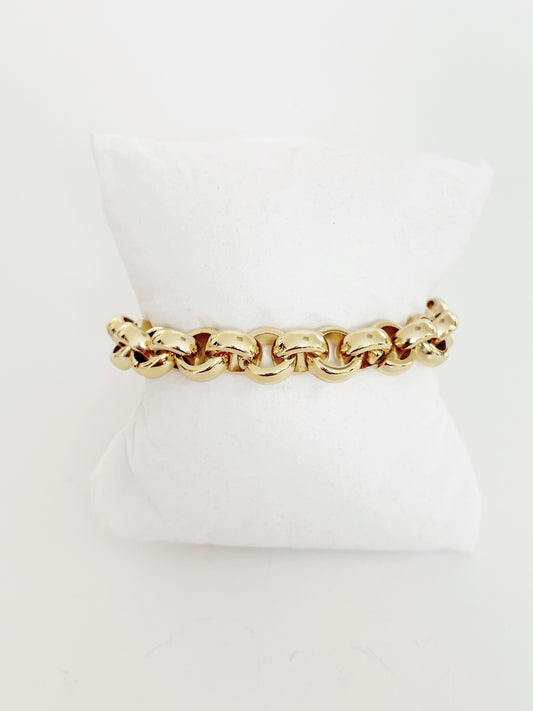 Rounded Bold Chain Bracelet - Emilia Kipper