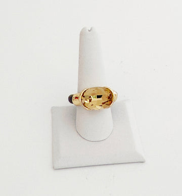 Brown Crystal Ring - Smart Chic
