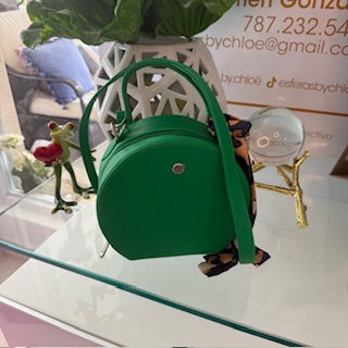 CARTERA CIRCULAR PAOLA ACUÑA VERDE