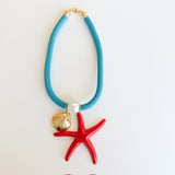 Collar Estrella Marina Grande con Caracol